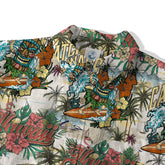 Tiki Mask Aloha Hawaii Shirt, Tiki Mask Long Island Beach Hawaiian Shirt